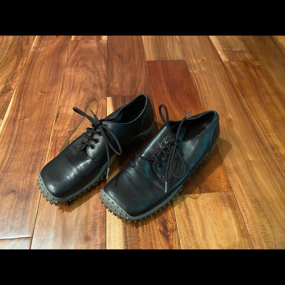 Miu Miu loafers.